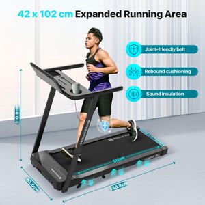 Mobvoi Smart AI Treadmill 3-in-1 – 6% Incline, 2.5HP, 12km/h, 120kg, Home Office