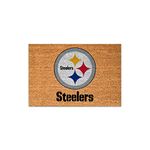 Cathay Sports Official NFL Licensed Pittsburgh Steelers Static Coco Coir Door Mat - 18"x30"