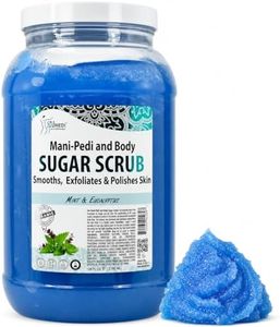 SPA REDI – Sugar Body Scrub, Mint and Eucalyptus, 128 Oz, Exfoliating, Moisturizing, Hydrating and Nourishing, Glow, Polish, Smooth and Fresh Skin - Body Exfoliator