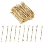 AnAsh Hair Pins 60 Pcs, Bobby Pins for Women, Hair Grips for Thick, Thin, Wavy, Curly, Long, Short Hair, Hair Clips for Styling Sectioning, Wearing, Casual, Party, Travel, & Weddings (Blonde)