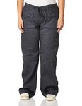 Dickies Women's Low Rise Drawstring Cargo Pant Medical Scrubs, Dark Pewter, M Tall