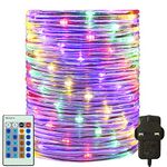 RcStarry 30M/100FT 300 LED Dia 3MM Rope/Wire Lights Multicolor, Dimmable Indoor/Outdoor IP67 Waterproof Fairy Lights Plug in with Remote for Garden, Patio, Deck, Landscape Lighting, Bedroom and More