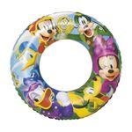 Bestway 56cm Swim Ring Pool Paddling Toy with Safety Valve Mickey Mouse Clubhouse Disney