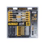 DEWALT 20-Piece Impact Ready Bit Set with Flex Torq Technology, Hex Shank, Magnetic, Precision Machined (DWA2T20C)