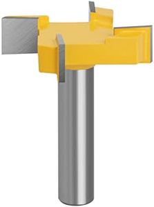 Fraise de nettoyage de la tige de 6 mm - Fraise à spoilboard - Fraise à plaque - Fraise à aplatir pour le travail du bois de surface