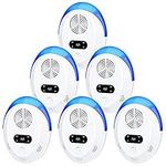 Ultrasonic Pest Repeller 6 Packs, Indoor Pest Control, Ultrasonic Pest Repellent, Indoor Pest Control for Home,Kitchen, Office, Warehouse, Hotel…