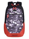 Gear Ranger Camo 2 28 Ltrs Orange-Grey Multipurpose Standard Backpack With Raincover For School, College, Travel Use (Bkprngrcm0604)