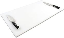 Thirteen Chefs Extra Large 30 x 18 Inch Cutting Board for Meats, Game and Fish – 1/2 Inch Thick HDPP Plastic for Food Service