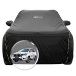 NEODRIFT 'NeoTech' Car Cover for Toyota Innova Crysta (100% Water-Resistant, All Weather Protection, Tailored Fit, Multi-Layered & Breathable Fabric) (Colour: Black)