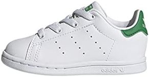 adidas Kids Stan Smith (End Plastic Waste) Sneaker, Core White/White/Green, 6 US Unisex Toddler