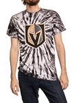 Calhoun NHL Mens Spiral Tie Dye T-Shirt (Vegas Golden Knights, XX-Large)