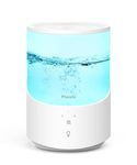 Pharata Humidifiers for Bedroom, Top Fill humidifier for Baby & Plant, 2.5L Cool Mist Essential Oil Diffuser, Air Humidifier for Home and Large Room, Touch Control, White