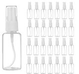 60Pack 1 Oz Mini Spray Bottle Fine Mist Spritzer Bottles Reusable Perfume Refillable Bottle Travel Size Mist Bottle Sprayer Empty Plastic Spritz Bottle for Household Use, Essential Oil, Hair Sprayer