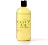 Mystic Moments | Organic Castor Carrier Oil 1 Litre - Pure & Natural Oil Perfect for Hair, Face, Nails, Aromatherapy, Massage and Oil Dilution Vegan GMO Free