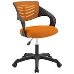 Modway Office Chair, Fabric, Orange, 0