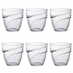 Duralex Set of 6 Wave Tumblers, Clear, 9.5-Oz.