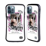 Head Case Designs Officially Licensed Friends TV Show Pivot Doodle Art Hybrid Case Compatible With Apple iPhone 12 / iPhone 12 Pro