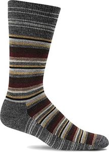 Sockwell Men's Fiesta Socks, Charcoal, Medium/Large