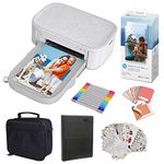 HP Sprocket Studio Plus 4x6” Instant Photo Printer – Bundle: Photo Album, Markers, Photo Paper, and Stickers.