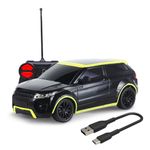 Wembley High-Speed RC Car : Remote Control Racing Car for Kids 5-12 for Boys, 7-14 Years - Mini RC Toy Car with Remote Control - Ideal for Racing Enthusiasts - Black & Lime