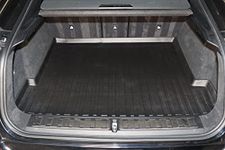 EcoLiner USA Cargo Liner - Custom Fit Car Trunk Mat for BMW X6 2020-2024 - 100% Protection - Easy-to-Wash, All-Season Black Rubber Mat - 3D Shaped