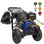 Westinghouse WPX4400 Gas Pressure Washer, 4400 PSI and 4.2 Max GPM, Spray Gun and Wand, 5 Nozzle Set, CARB Compliant, for Cars/Fences/Driveways/Homes/Patios/Furniture