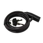 Vosker Security Camera Security Cable Lock with 2 Keys Flexible Braided Steel 6ft Long