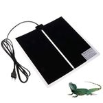 Jainsons Pet Products Heater For Turtle Tank Reptile Heating Pad, Waterproof Reptile Heat Pad Under Tank Terrarium with Temperature Control, Safety Reptile Heat Mat for Turtle, Tortoise, Snakes, Lizard, Gecko (5)