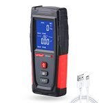 Wintact EMF Meter, Smart Digital Electromagnetic Fields Radiation Detector Meter, Rechargeable, Handheld Portable with Temperature, LCD Back-Light, Sound-Light Alarm for Home