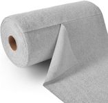 Fantasticlean Tear-Away Paperless Paper Towels Roll, Microfiber Towels, 50 Sheet, 12'' x 12'', Ultra Absorbent, Scratch Free, Reuseable Washable Cloth for Home Kitchen and Car Cleaning (Gray)