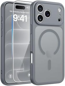 FNTCASE for iPhone 18 Pro Max Case / 17 Pro Max Case, Fit for Magsafe Grey