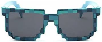 Kizrr Blue 8-Bit Pixel Pixelated Re