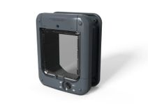 Cat Mate Microchip Activated Cat Flap, Grey, for up to 30 Cats, Exclusive Entry, Fast Installation, Easy Fitting, Tamper Proof, Weatherproof
