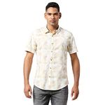 Pepe Jeans Men's Regular Fit Shirt (PM308119844XXL_Beige