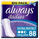 Always Dailies Extra Protect Long Plus Pantiliners 480g - 88pc