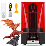 ELEGOO Resin 3D Printer, Saturn 2 8K 3D Printer Upgraded UV Light with 10" 8K Monochrome LCD, Air Purifier and Screen Protector, 8.62x4.84x9.84 inch Build Volume