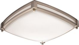 Lithonia Lighting FMSSATL 13 14840 BN M4 Antique Brushed Nickel LED Saturn Flushmount