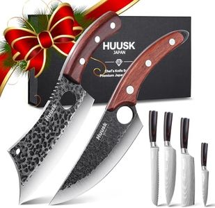 Huusk Japanese Chef Knife Set with Gift Box, Gifts for Men, Dad