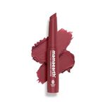 Mamaearth Moisture Matte Longstay Mini Lipstick with Avocado Oil & Vitamin E for 12 Hour Long Stay-02 Plum Punch - 0.7 g