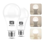 3-Way Led Light Bulbs 5000K Daylight, 50 100 150 Watt Equivalent, M MayJazz A21 E26 LED Bulbs, Perfect for Home Lighting, 2 Pack