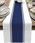 Futuregrace Navy Blue Table Runners