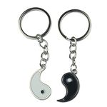 Couples Gifts Keychains for Boyfriend and Girlfriend Matching Yin Yang Keychain 2 Piece Couple Gifts for Husband and Wife Anniversary Christmas Gift for Best Friends BFF