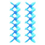 6 Pairs 2inch Cw Ccw 4-Blade Propellers Accessory for Fpv Rc Racing Quadcopter Multicopter Four-Blade Props 4 Blade Propellers for Motor Indoor Fpv Racing Drone like Emax Tinyhawk Drone Accessories