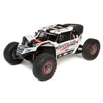 Losi RC Truck 1/6 Super Rock Rey V2 4WD Brushless Rock Racer RTR (Battery and Charger Not Included), White, LOS05016V2T1