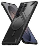 Ringke Fusion-X for Samsung Galaxy S26 Ultra Case Back Cover [Compatible with MagSafe] [Heavy Duty X-Frame] Rugged Shockproof Bumper Protective with Non-Slip Side Grip - Magnetic Black