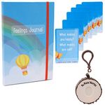 Toyland® Fairy Theme 'No More Worries' Kit - Feelings Journal, Conversation Cards & Mini Plaque Included