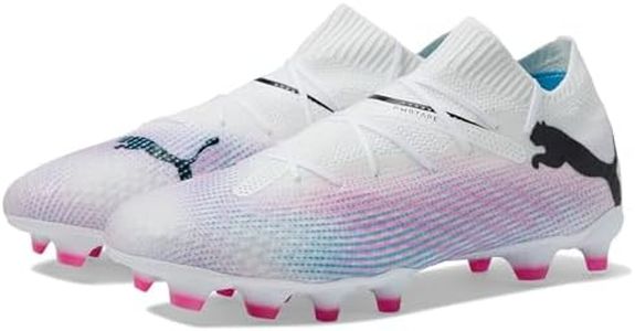 PUMA Future 7 Pro Firm Ground/Artificial Ground Puma White/Puma Black/Poison Pink 12 D (M)