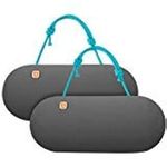 PURGGO Car Air Freshener - Lasts 365+ Days - No Chemicals - 100% Activated Bamboo Charcoal - No Fragrance Deodorizer, Auto Odor Eliminator - Absorb Smoke Smell [2Pk]