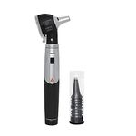 Heine Otoscope Mini 3000 F.O. LED With Handle, Black