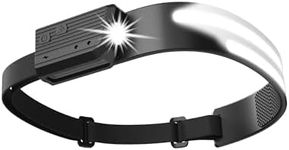 TUULKIT HeadTorch - LED Head Torch - USB Rechargeable Headlamp - LED Headlight - Motion Sensor Headtorch - Head Torches LED Headlamp for Running, Camping, Hiking, Fishing, Hunting, Climbing